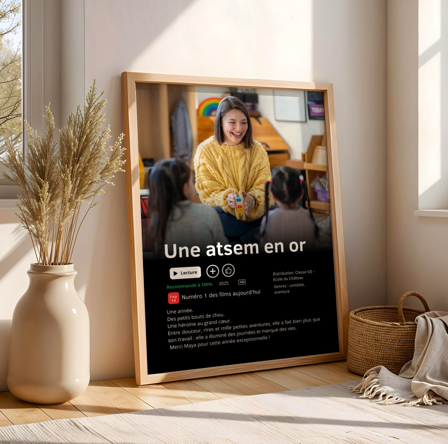 Affiche personnalisée Atsem style Netflix - Image 4