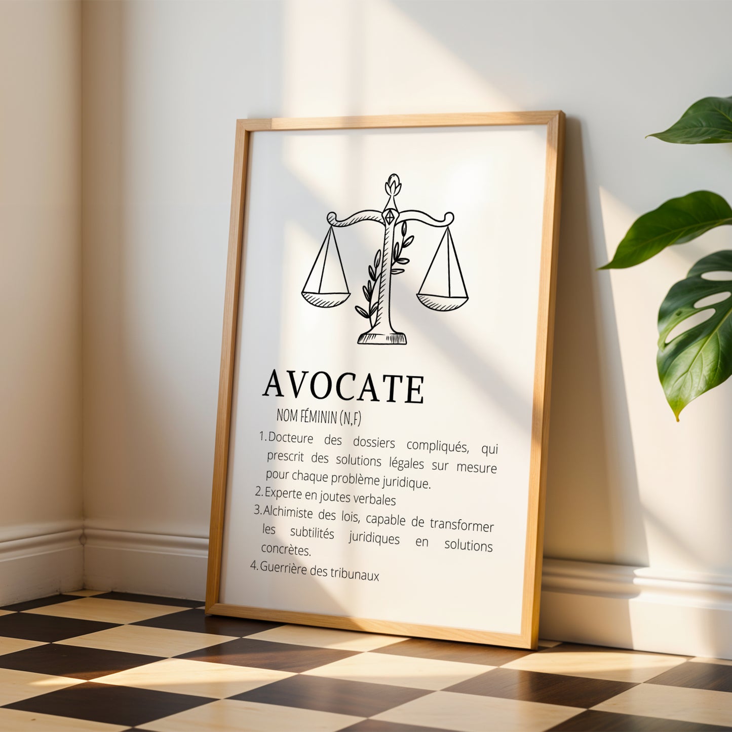 Affiche définition  avocat(e)