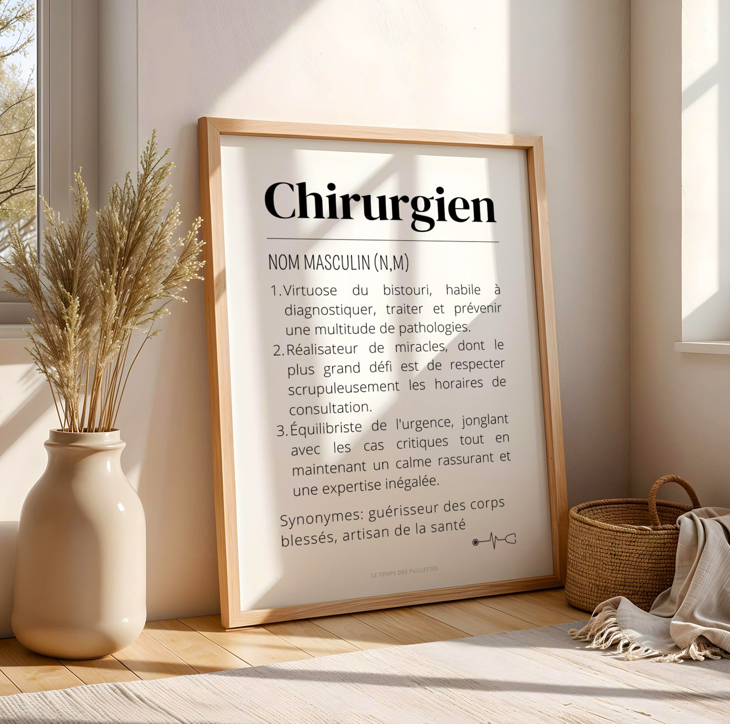Affiche définition chirurgien - Idée cadeau pour chirurgien - Image 6