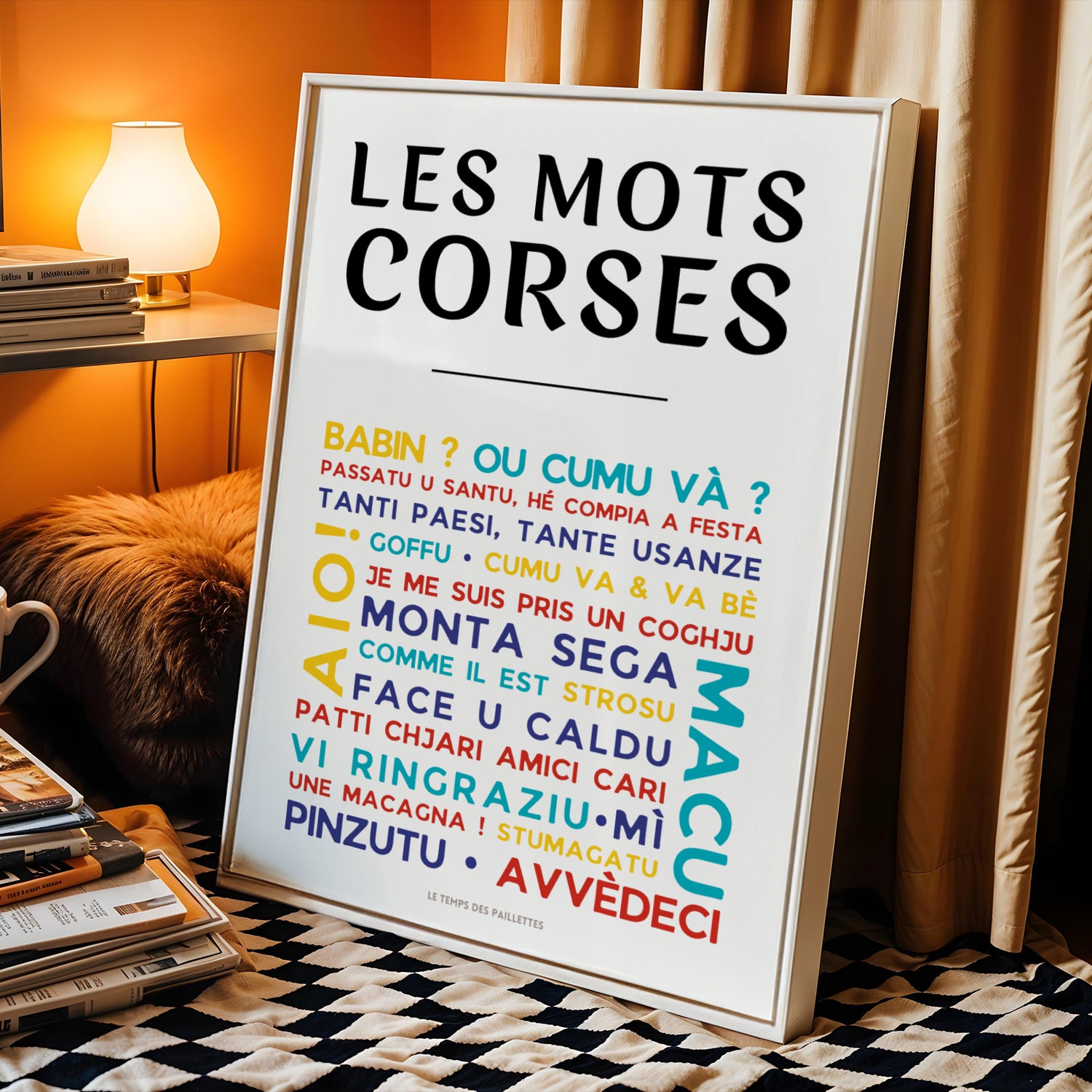affiche cadeau corse idée déco régionale