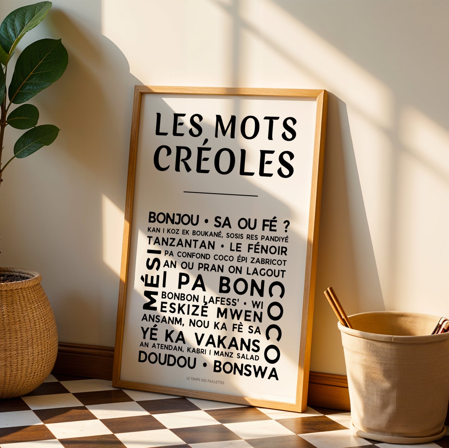 Affiche Le créole - Poster mots créoles - Image 4