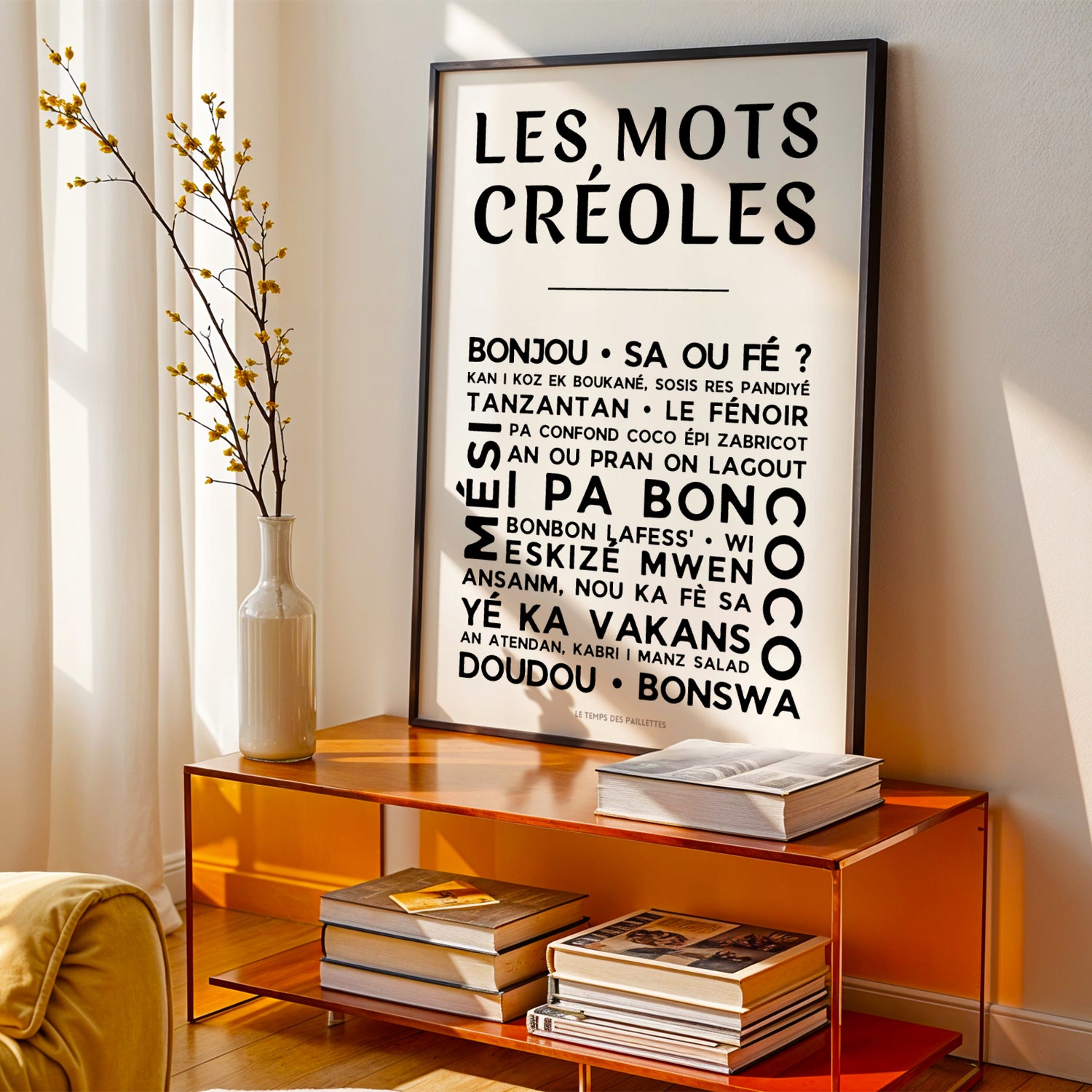 Affiche Le créole - Poster mots créoles - Image 3