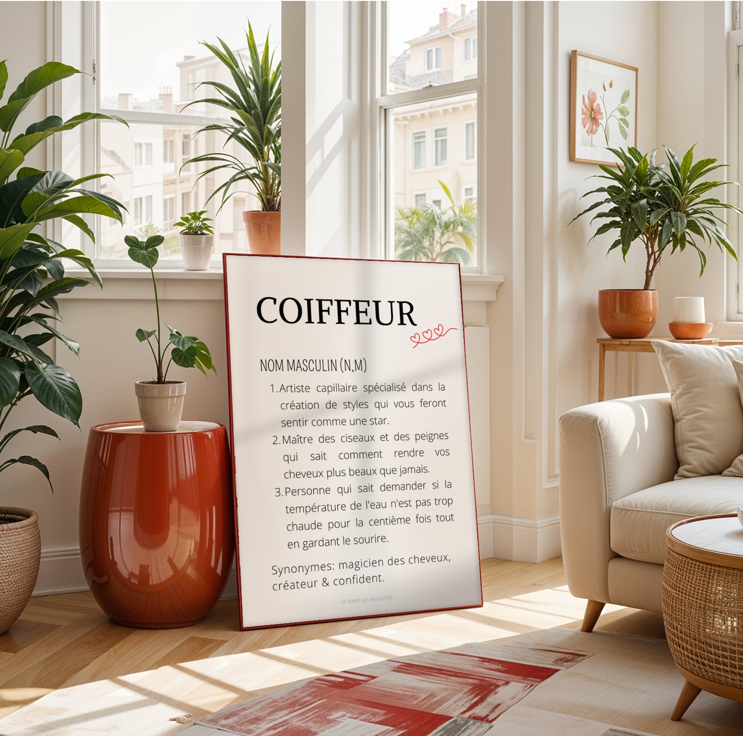 Affiche définition coiffeur - Affiche minimalistes coiffeur - Affiche salon de coiffure - Image 3