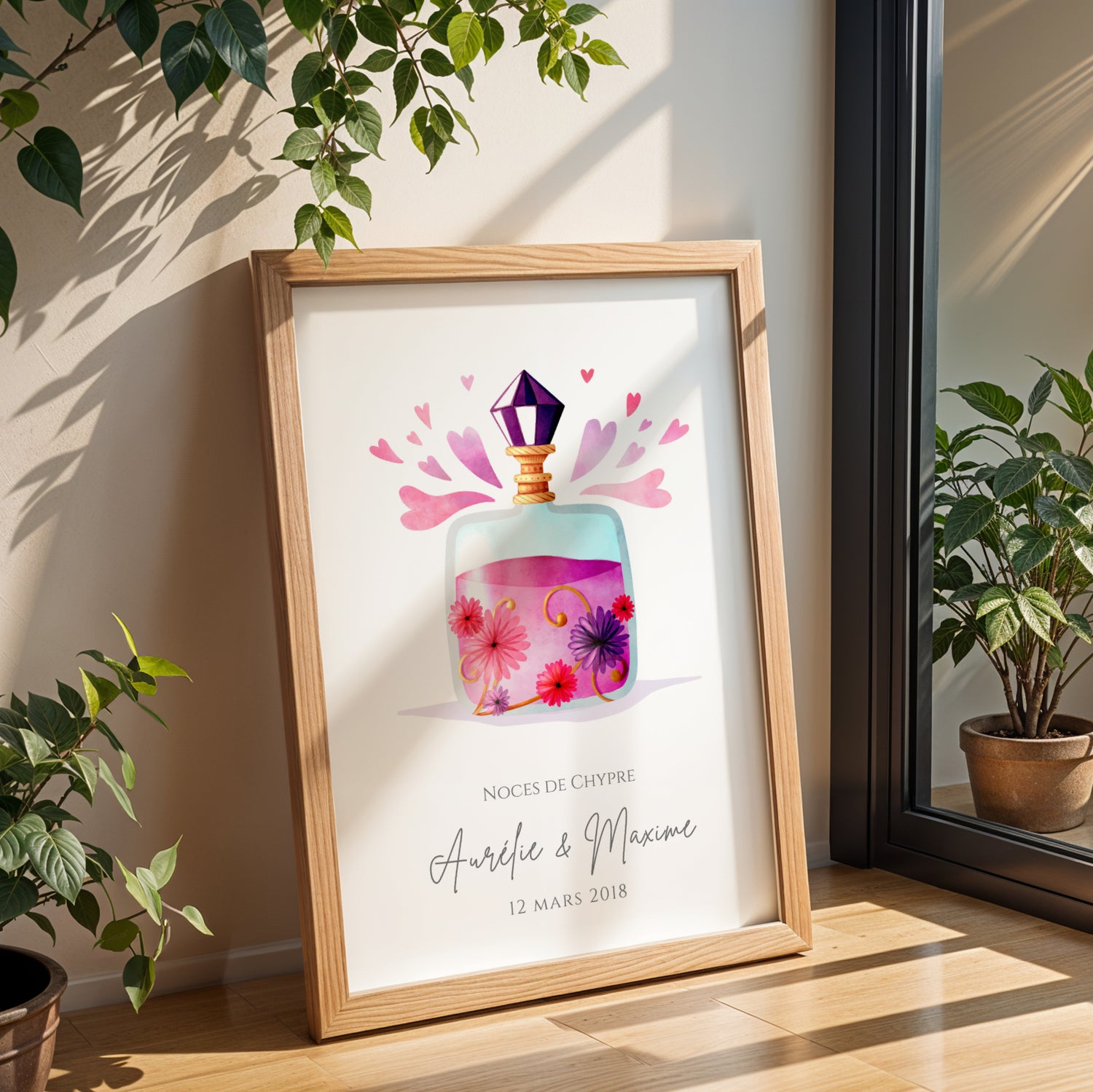 Affiche couple noces de Chypre -  6 ans de mariage - Image 3