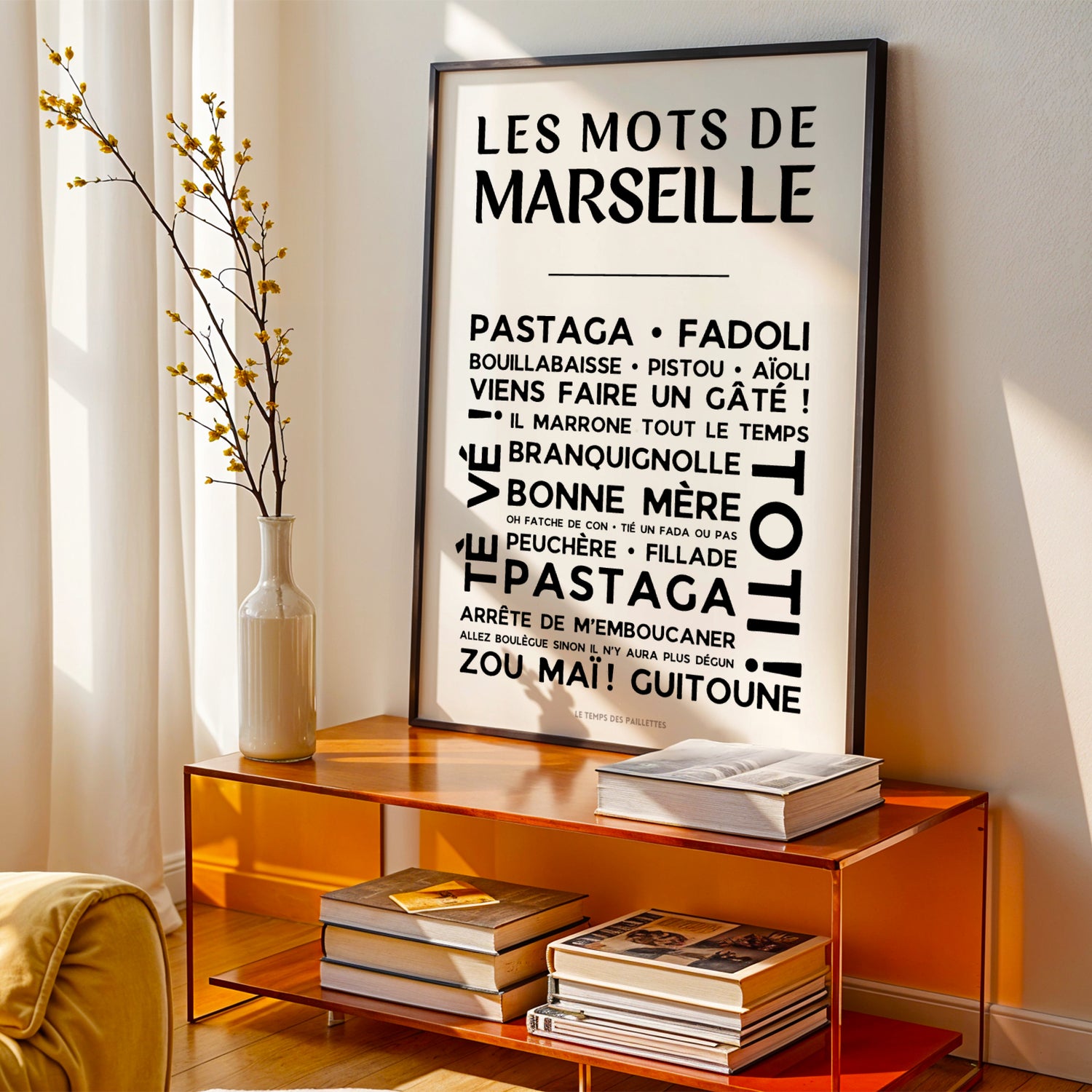 affiche cadeau marseille idée déco régionale
