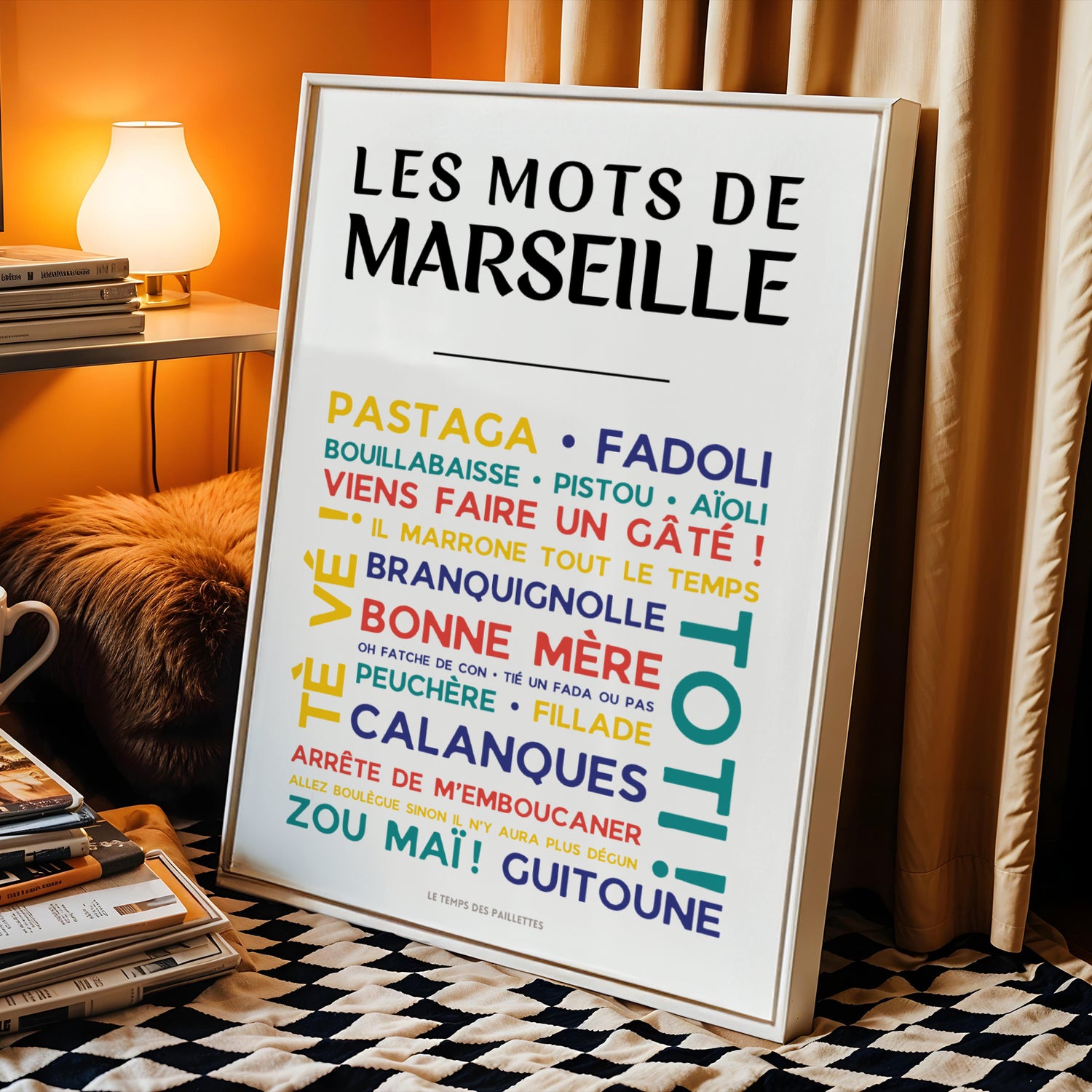 affiche culture marseille décoration intérieure moderne
