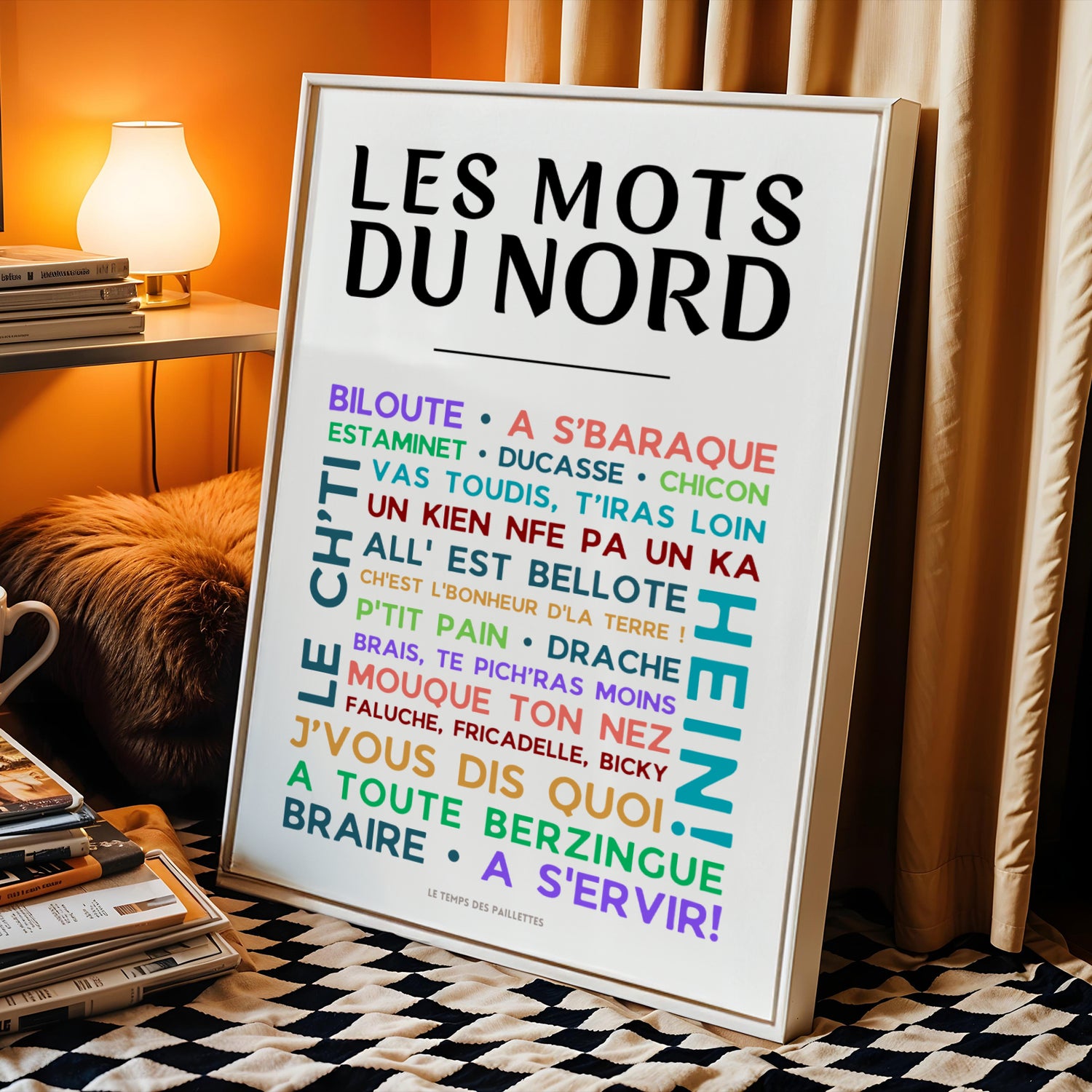 affiche cadeau nord de france original déco murale