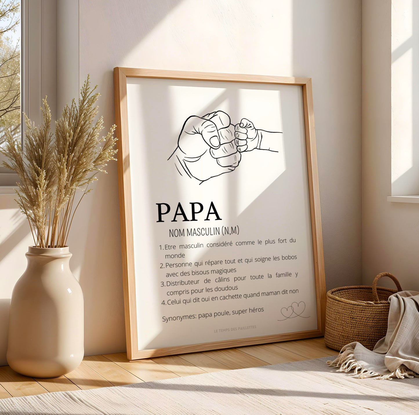 Affiche Personnalisée pour Papa – Cadeau Unique Fête des Pères 2026 - Image 4
