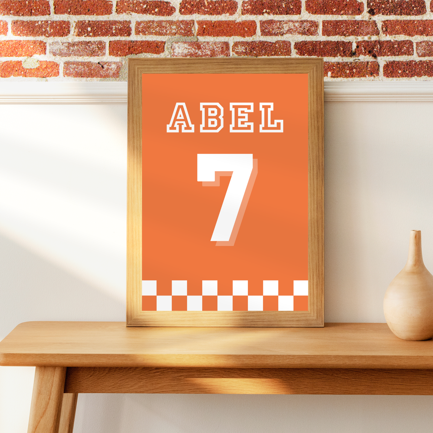 Trio affiches enfant personnalisé thème basket-ball avec ballon, panier et prénom type T-shirt de sport numéroté