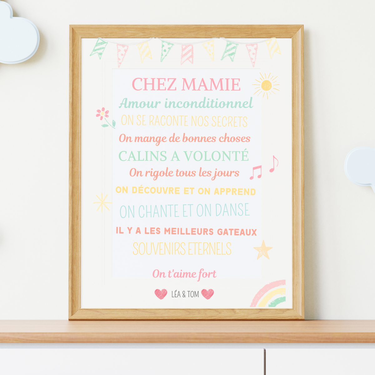 Cuillère à Café Gravée "Je T'aime Mamie" - Cadeau émouvant Pour Grand-mère - Acier Inoxydable 304 - Boîte Cadeau