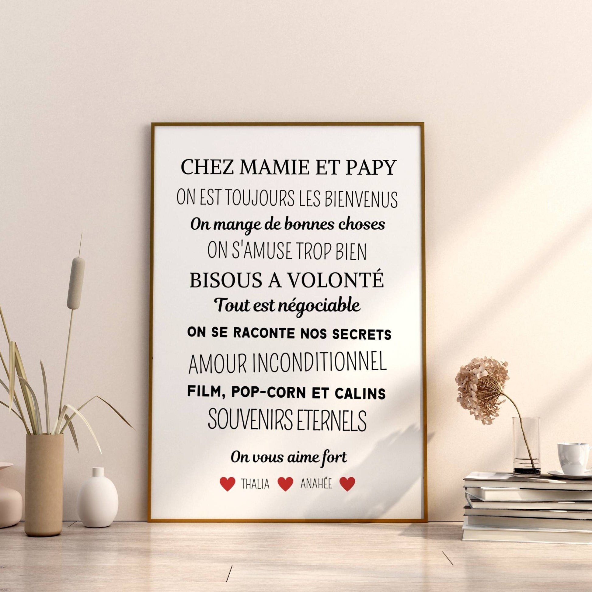 Affiche - Chez papi et mamie - Version PDF
