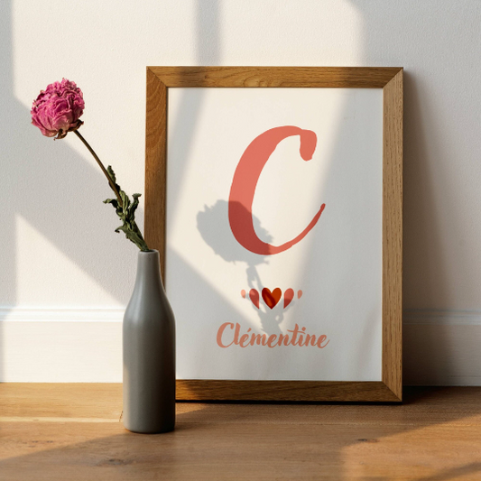 Set 3 affiches bohème aquarelle pour chambre enfant - cadeau de naissance personnalisée prénom par Le temps des paillettes - Le Temps des Paillettes